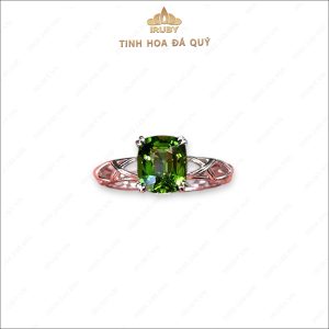 Nhẫn nữ Tourmaline xanh lục tự nhiên 1,84ct - IRTM 2410184 hình ảnh 5