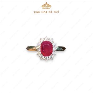 Nhẫn nữ ruby kết kim cương tự nhiên 1,42ct - IRRF246 2408142 hình ảnh 7