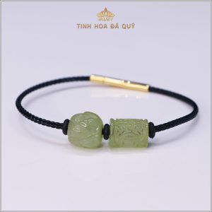 Vòng tay búp sen mix lu thống kim tiền bạch ngọc - IRPT 241102