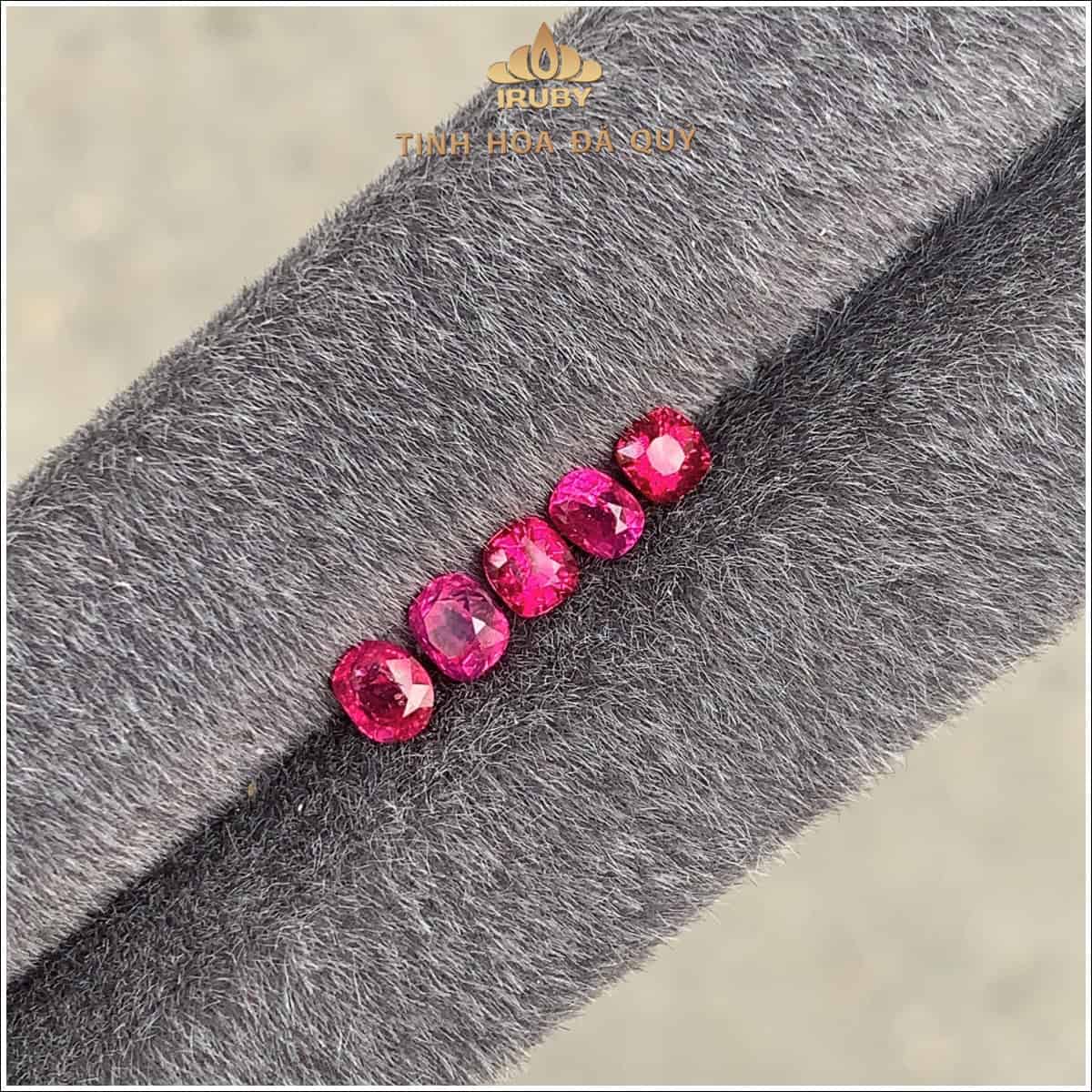 Lô Ruby facet đỏ huyết Lục Yên 2,12ct – IRRF273 2412212