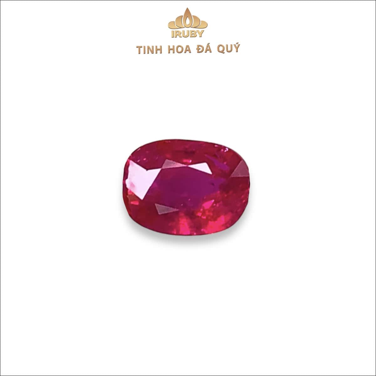 Đá Ruby facet Lục Yên tự nhiên 100% 1,11ct - IRRF277 2412111