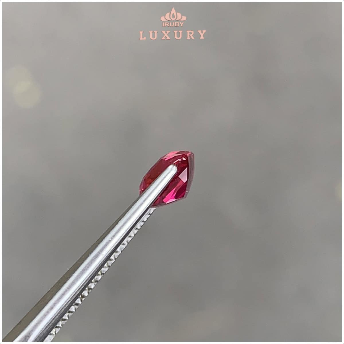 Đá Ruby facet đỏ hồng tự nhiên 1,63ct - IRRF280 2412163 hình ảnh