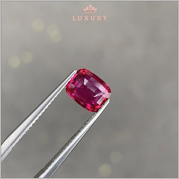 Đá Ruby facet đỏ hồng tự nhiên 1,63ct - IRRF280 2412163 hình ảnh 2