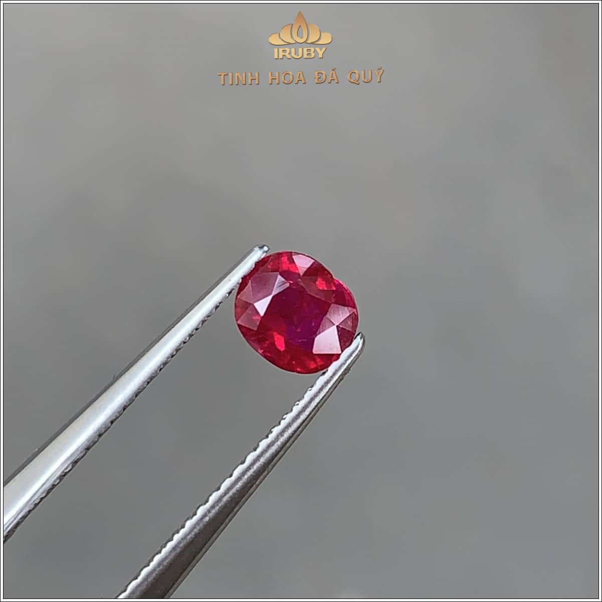 Đá Ruby facet đỏ huyết Lục Yên 0,73ct - IRRF279 2412073 hình ảnh 1