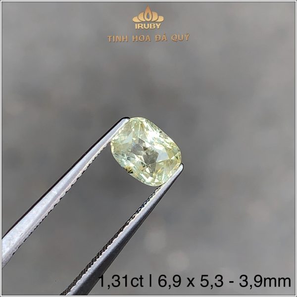 Đá Sapphire vàng Sri Lanka tự nhiên 100% 1,31ct - IRYS312 2411131 hình ảnh 3