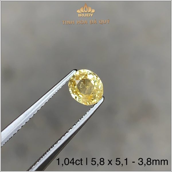 Đá Sapphire vàng tự nhiên 100% 1,04ct - IRYS309 2412104 hình ảnh 3