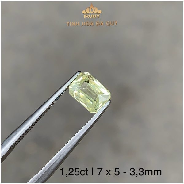 Đá Sapphire vàng tự nhiên 100% 1,25ct - IRYS310 2412125 hình ảnh 4