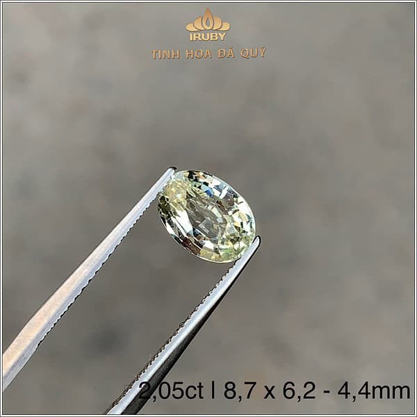 Đá Sapphire vàng tự nhiên 100% 2,05ct - IRYS317 2412205 hình ảnh 4