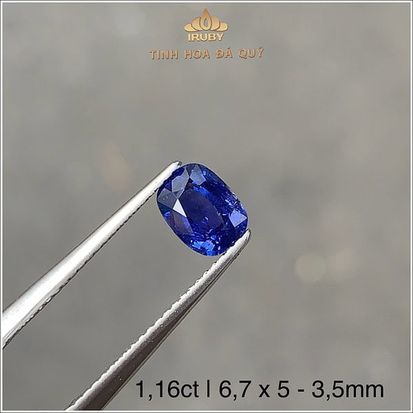 Đá Sapphire xanh lam hoàng gia 1,16ct IRBS315 2412116 hình ảnh 2