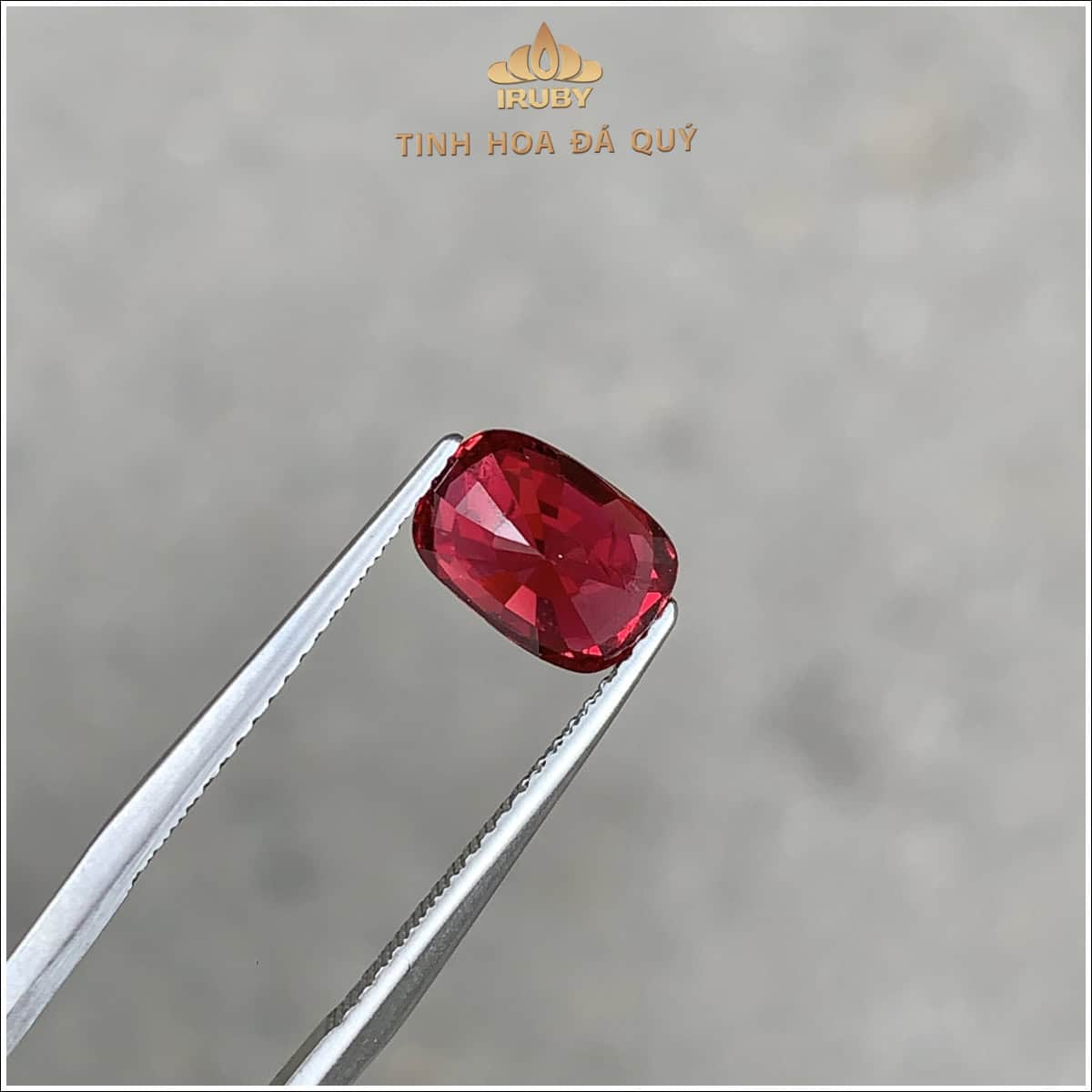 Đá Spinel đỏ Lục Yên tự nhiên 100% 2,40ct - IRSI222 2412240 hình ảnh 1