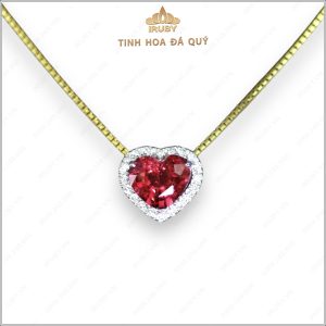 Mặt dây Spinel đỏ trái tim 1,56ct - IRSI119 2409156