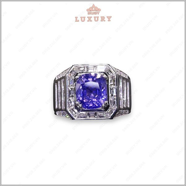 Nhẫn nam Sapphire mẫu chủ tịch 5,13ct - IRBS304 2312513 hình ảnh 4