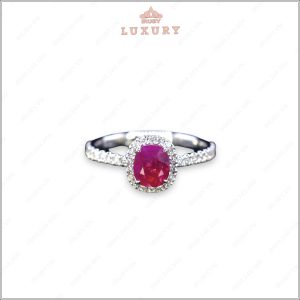 Nhẫn nữ đá Ruby kết Kim Cương tự nhiên 1,35ct - IRRF277 2412135