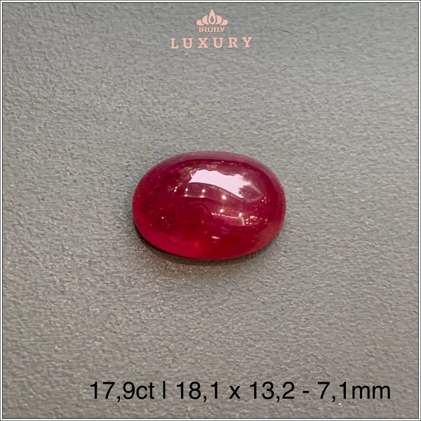 Ruby huyết kính Lục Yên tự nhiên 100% 17,9ct - IRRC272 2412179 hình ảnh 3