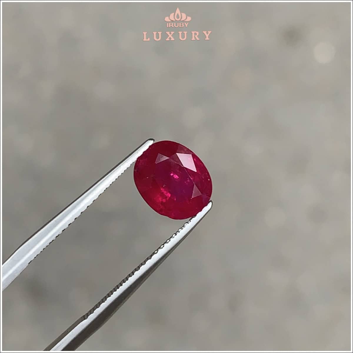 đá Ruby đỏ huyết Lục Yên tự nhiên 100% 2,14ct - IRRF276 2412214 hình ảnh 3