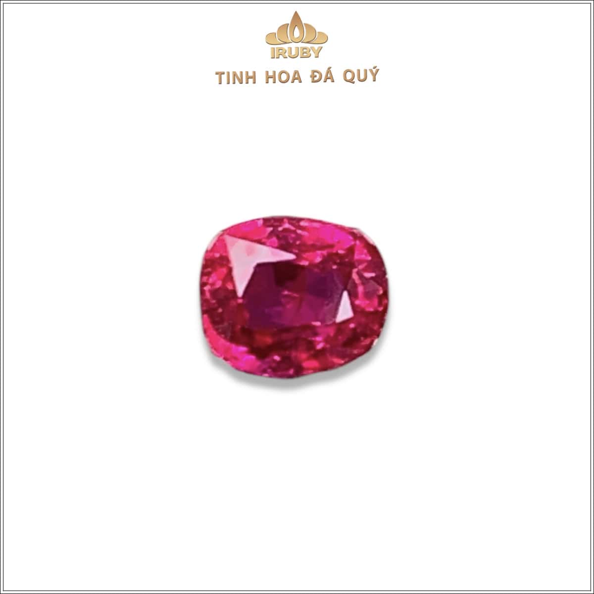 Đá Ruby facet Lục Yên tự nhiên 100% 0,71ct - IRRF287 2501071