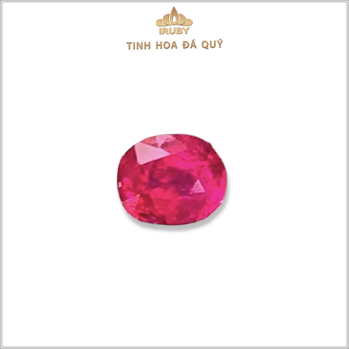 Đá Ruby facet đỏ Lục Yên 0,63ct - IRRF286 2401063