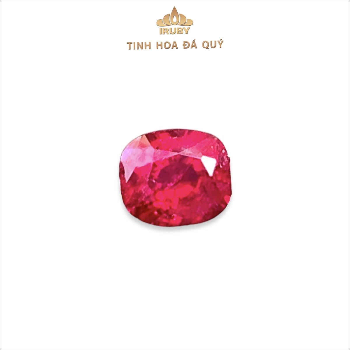 Đá Ruby facet đỏ huyết tự nhiên 100% 0,61ct - IRRF283 2401061