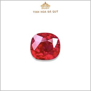 Đá Ruby facet đỏ huyết tự nhiên 100% 0,84ct - IRRF282 2401084