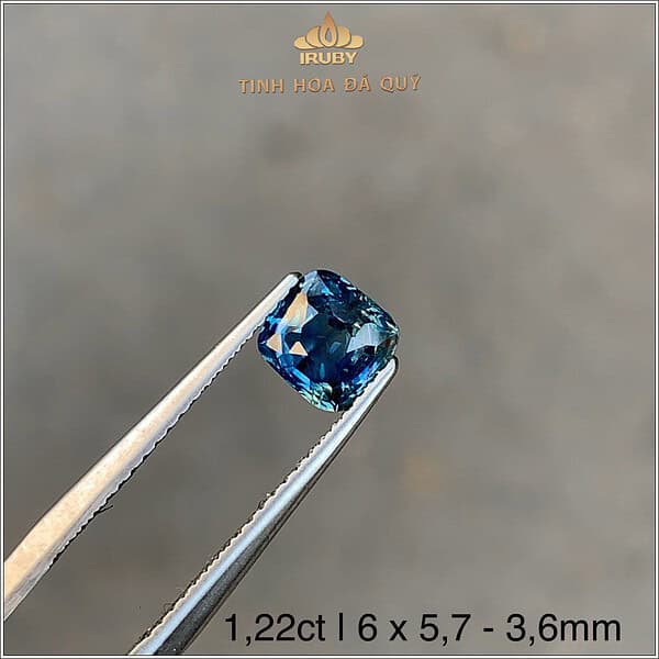 Đá Sapphire bicolor tự nhiên 100% 1,22ct - IRSP324 2412122 hình ảnh 3