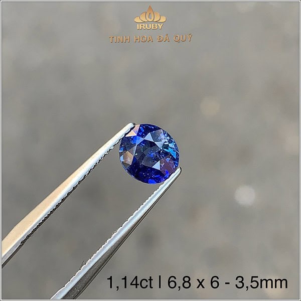 Đá Sapphire xanh lam tự nhiên 100% 1,14ct - IRBS322 2412114 hình ảnh 4