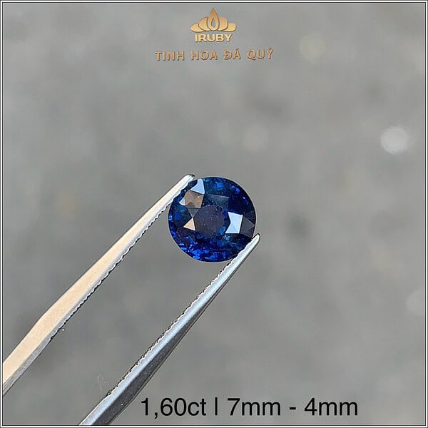 Đá Sapphire xanh lam tự nhien 100% 1,60ct - IRBS321 2412160 hình ảnh 2