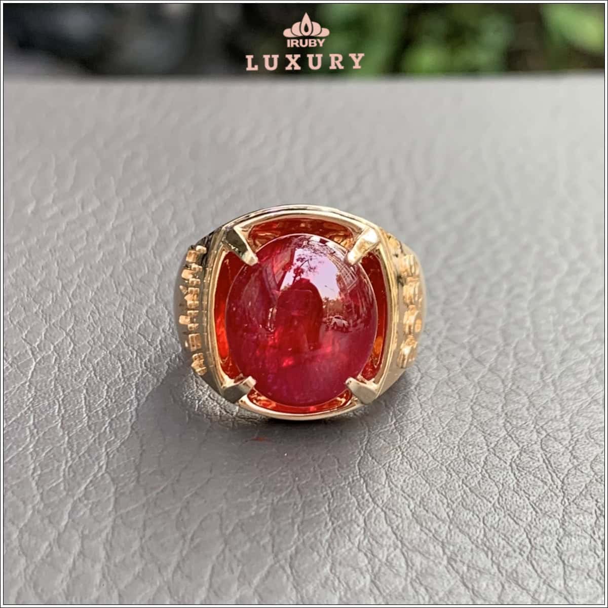 Nhẫn nam Ruby luôn được lựa chọn sử dụng bởi năng lượng của đá Ruby rất lớn