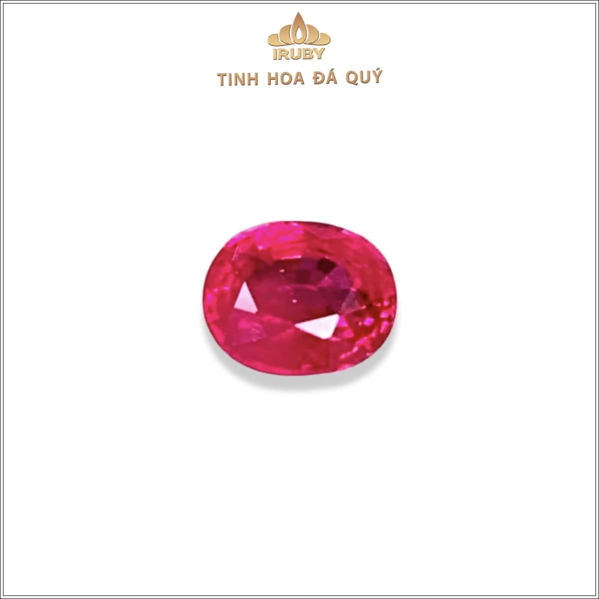 Đá Ruby facet đỏ hồng Lục Yên tự nhiên 100% 0,73ct - IRRF294 2503073