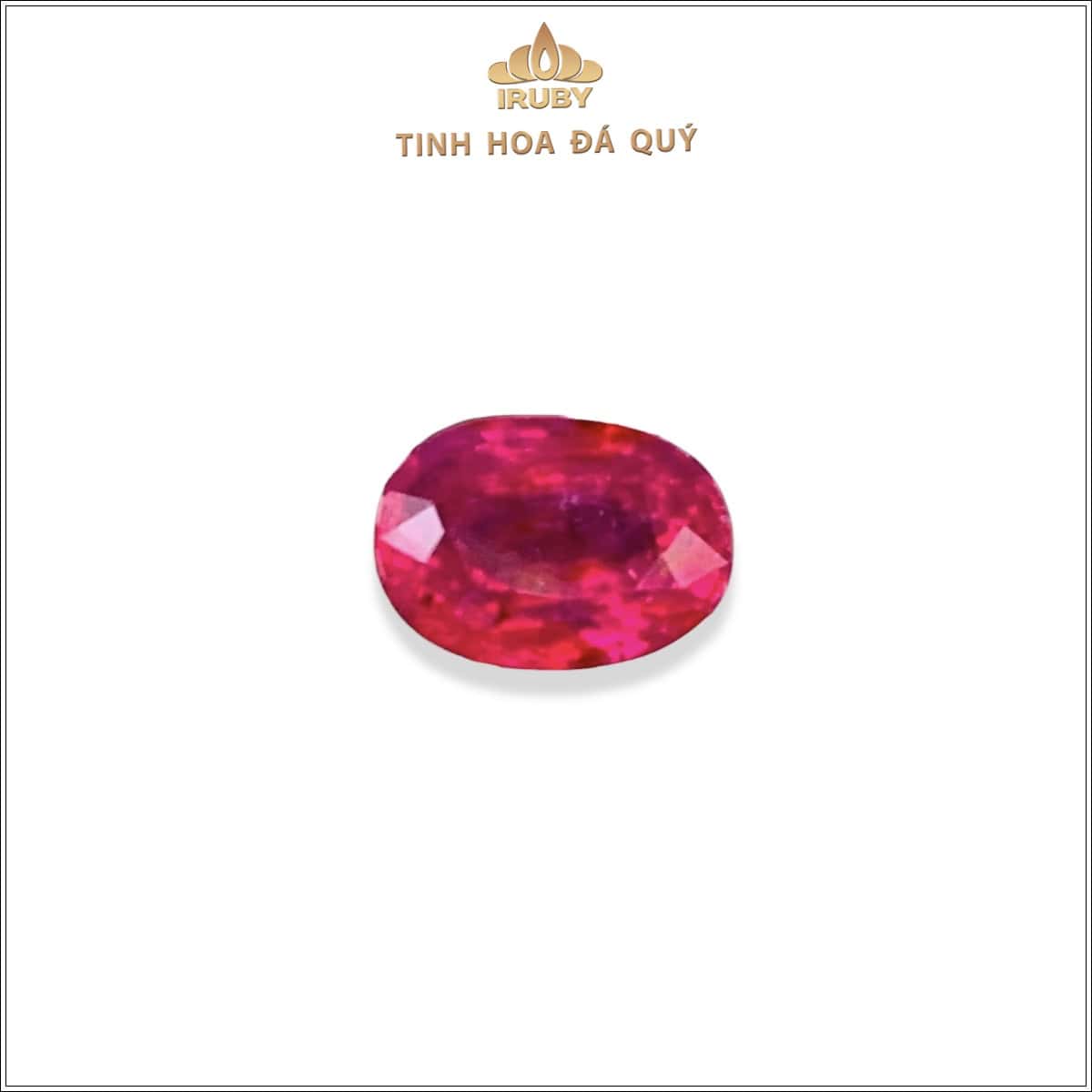 Đá Ruby facet đỏ tươi Lục Yên tự nhiên 100% 1,08ct – IRRF291 2503108