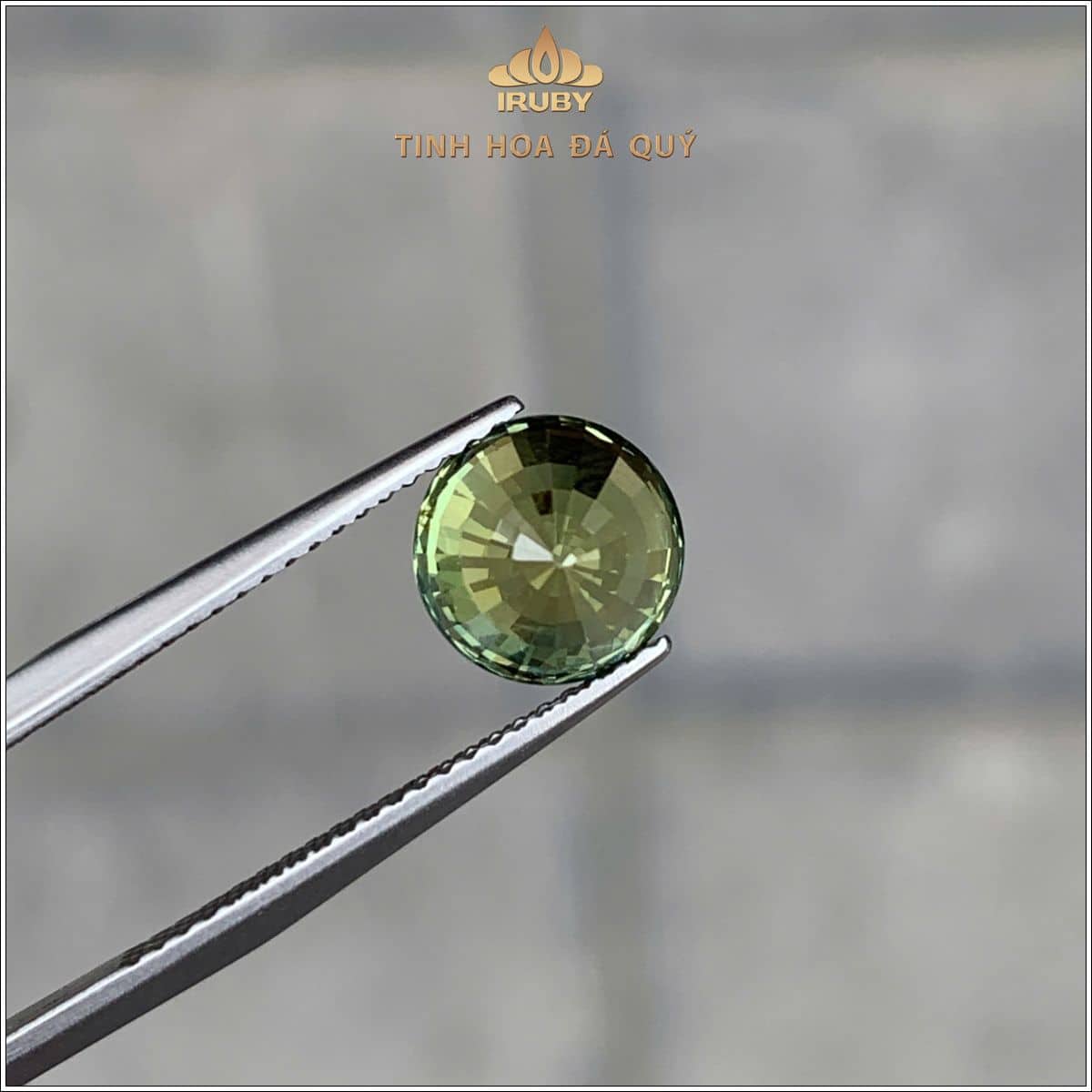 Đá Sapphire xanh lục tự nhiên 100% 3,30ct - IRGS335 2503330 hình ảnh 1