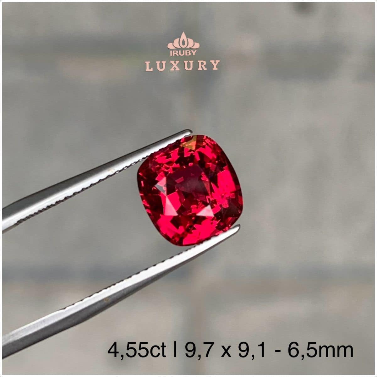 Đá Spinel đỏ thuần xuất xứ Lục Yên 4,55ct - IRSI225 2503455 hình ảnh 1