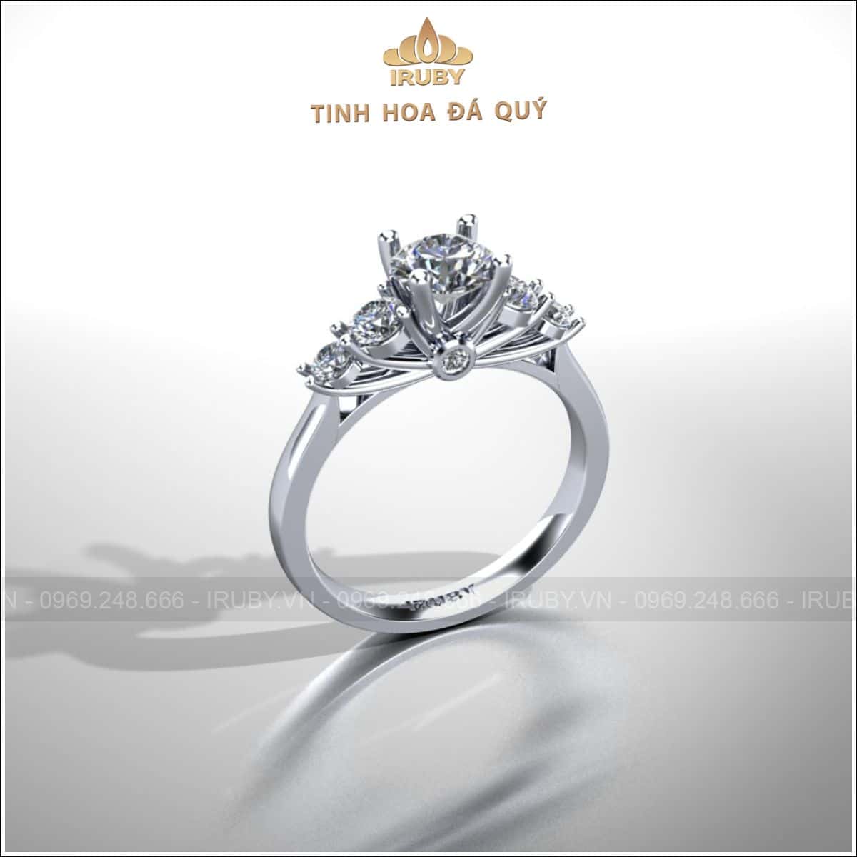 Nhẫn nữ kim cương Queen Crown 5.4ly - IRDM 250354