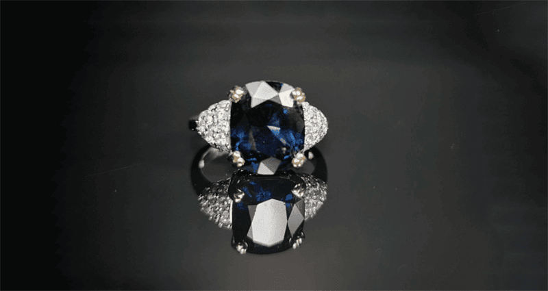 Mau nhan Spinel nu Cobalt - Mang ve dep huyen bi