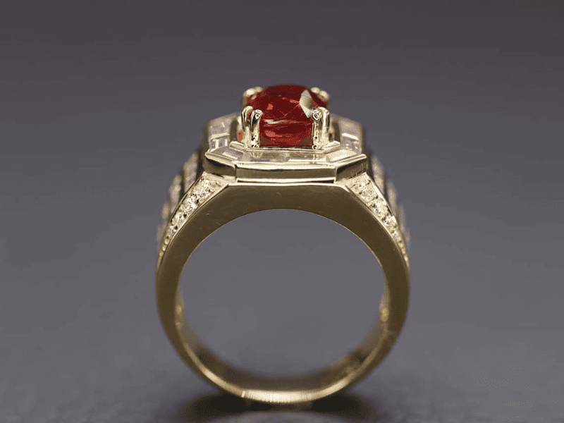 Màu đỏ của đá Spinel mang lại sự nhiệt huyết và năng lượng đỉnh cao