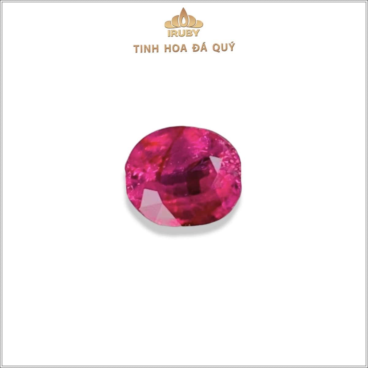 Đá Ruby facet đỏ hồng Lục Yên tự nhiên 100% 0,98ct - IRRF301 2503098