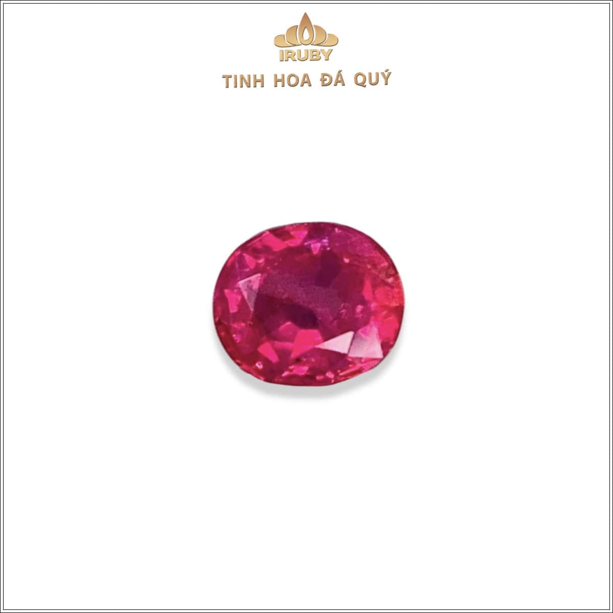 Đá Ruby facet Lục Yên tự nhiên 100% 1,04ct - IRRF298 2503104