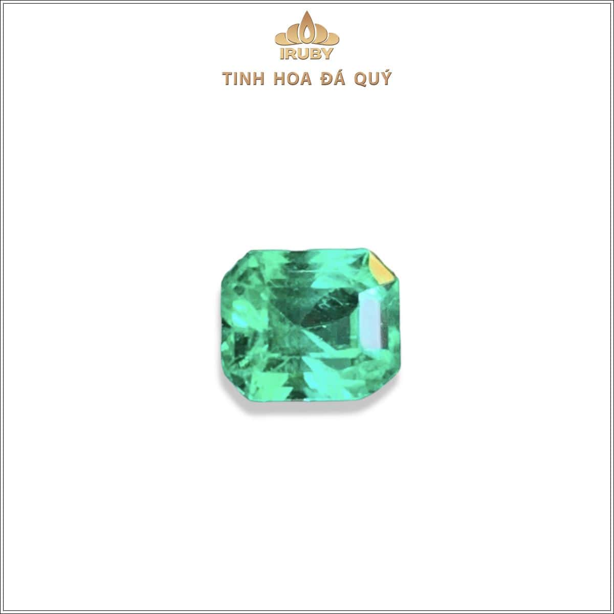 Đá Emerald Colombia xanh vivid tự nhiên 1,26ct - IREM 2504126