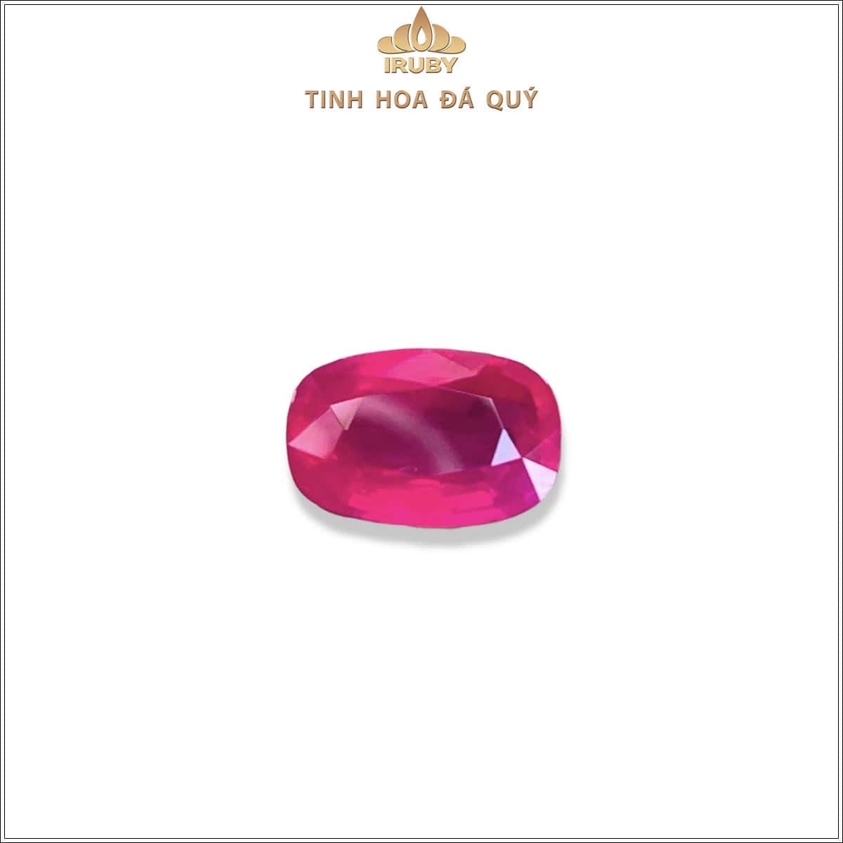 Đá Ruby facet đỏ hồng Lục Yên tự nhiên 100% 2,84ct - IRRF 2504284