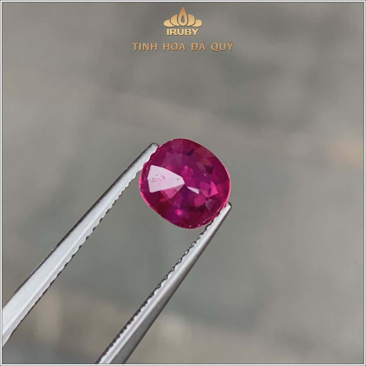 Đá Ruby facet đỏ sáng Lục Yên tự nhiên 100% 1,31ct - IRRF295 2503131