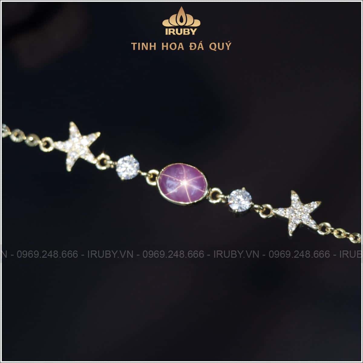 Lắc tay đá Ruby sao tự nhiên 100% - IRSR185 2312109