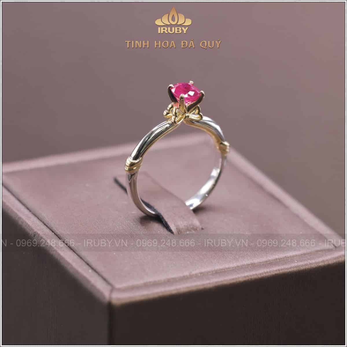 Nhẫn nữ Ruby facet Lục Yên 0,607ct - IRRF281 2401060