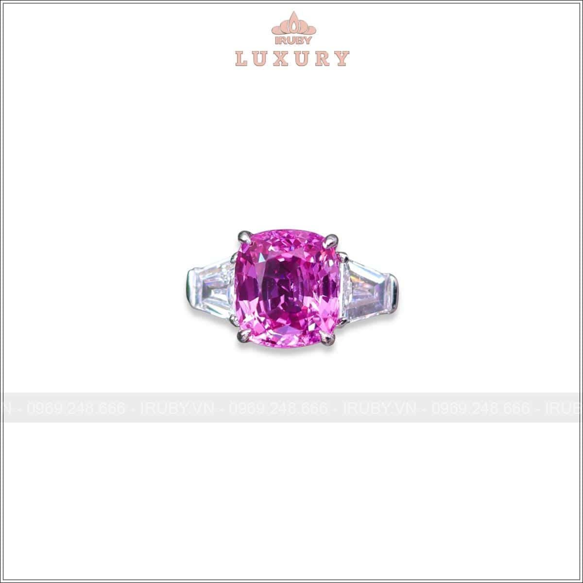 Nhẫn nữ Sapphire hồng 3,22ct kết kim cương thiên nhiên – IRPS285 2409322
