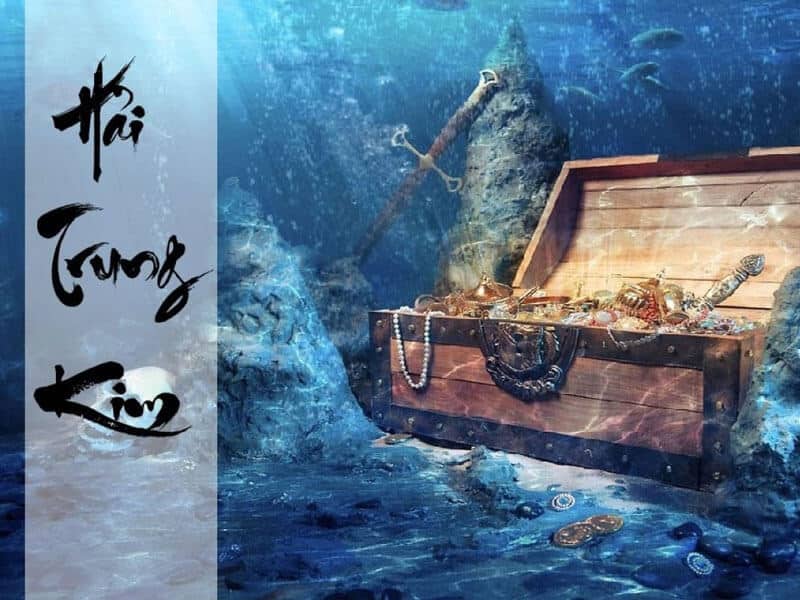 hai trung kim - bieu tuong cua suc manh tiem an va su kien tri, giong nhu vang an sau duoi long bien.