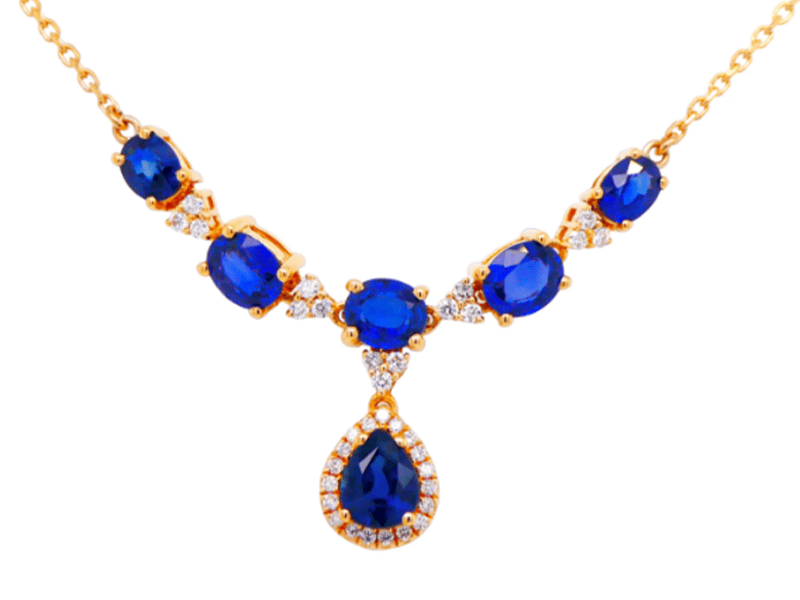 Mặt dây chuyền Sapphire xanh lục 5,25ct – IRSP 237525