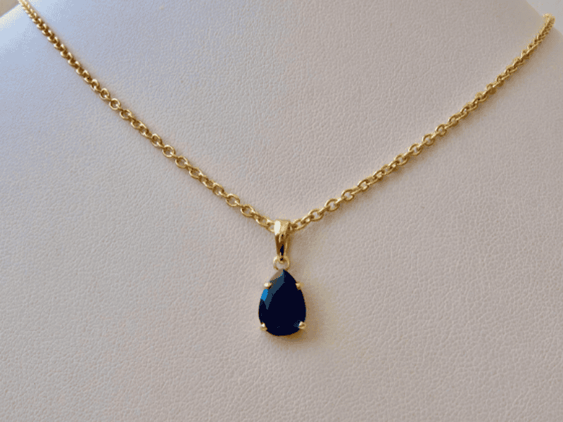 Mặt dây chuyền Sapphire xanh lục 5,25ct – IRSP 237525