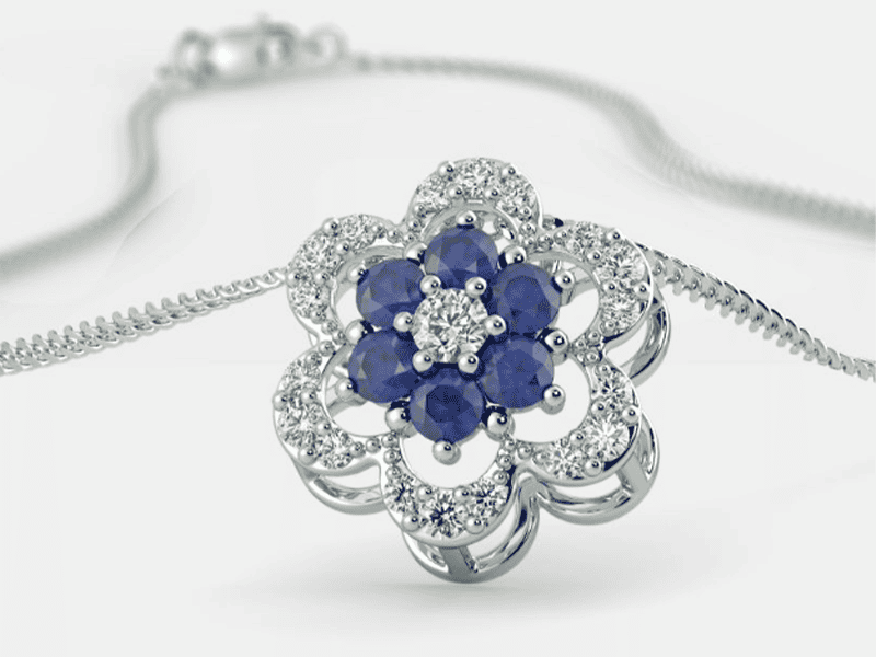 Mặt dây chuyền Sapphire xanh lục 5,25ct – IRSP 237525
