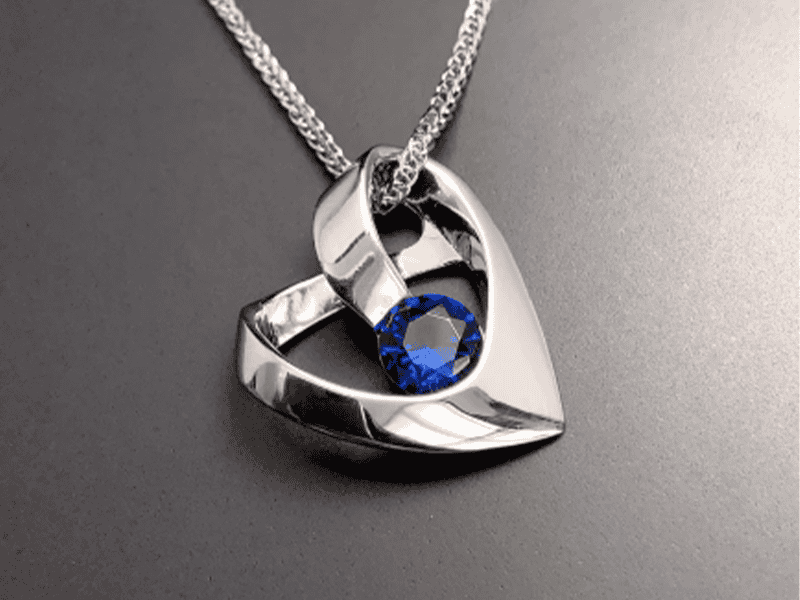 Mặt dây chuyền Sapphire xanh lục 5,25ct – IRSP 237525