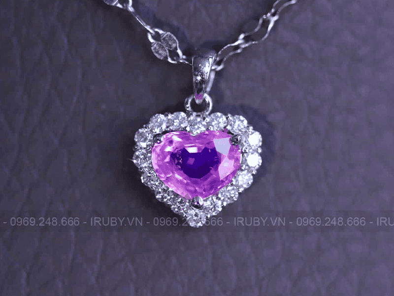 Mặt dây chuyền Sapphire xanh lục 5,25ct – IRSP 237525