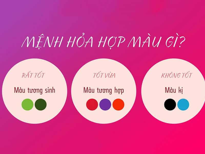 nguoi menh hoa nen uu cac mau tuong sinh va tuong hop de tang cuong may man