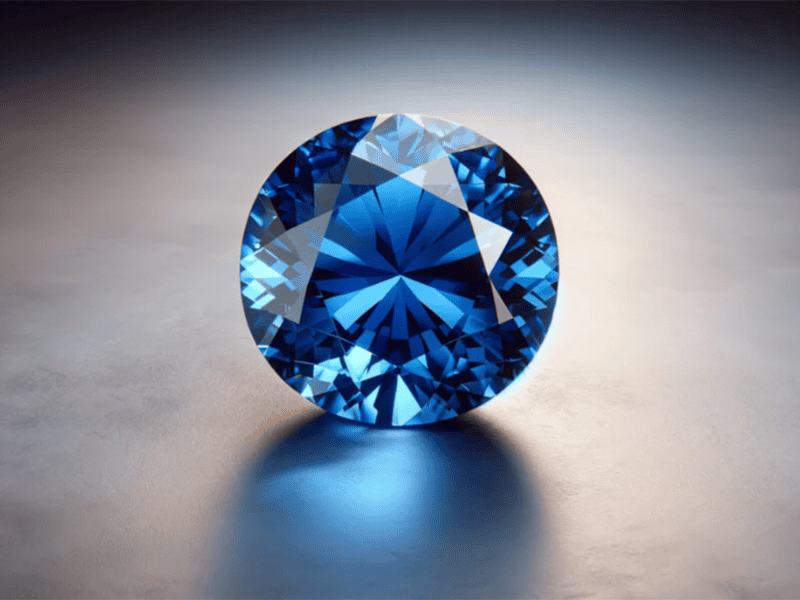 Màu xanh của đá Sapphire mang năng lượng của mệnh Thủy